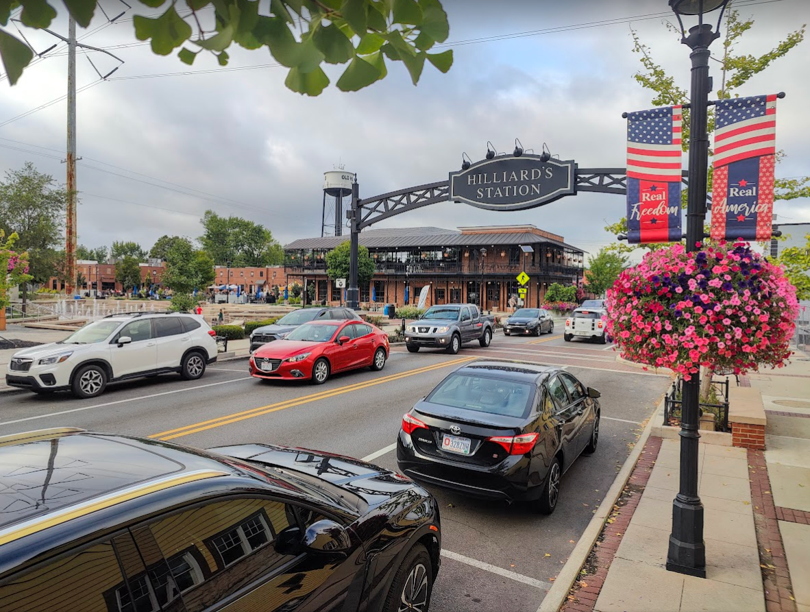 Downtown Hilliard scene